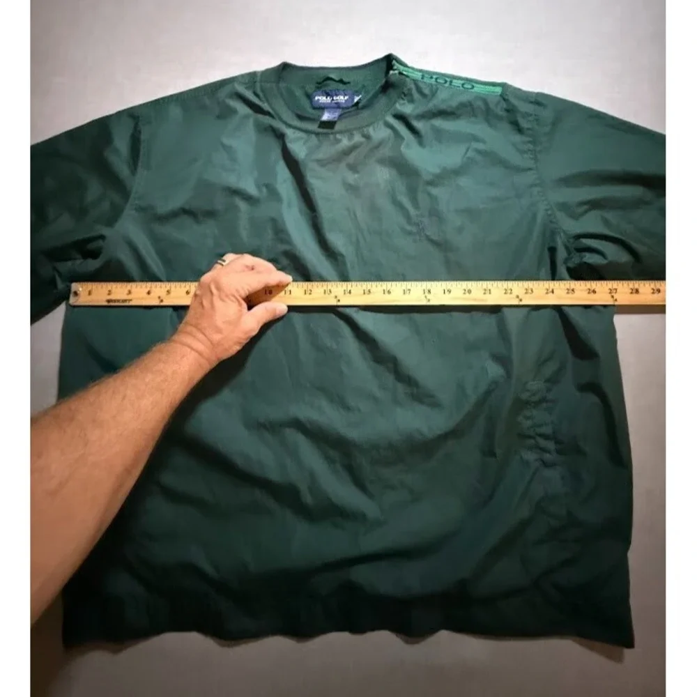 Polo Golf Ralph Lauren Jacket Adult XL‎ Green Logo Pullover Long Sleeve Mens
